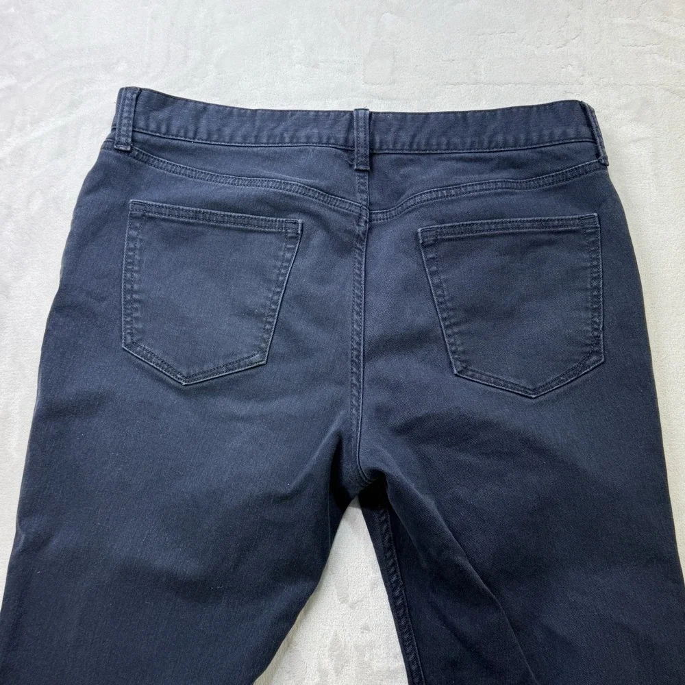 Banana Republic Mens Traveler 35x30 Blue Slim‎ Fit Pants Stretch 5-Pocket